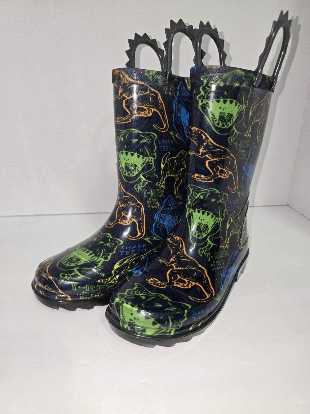 MEMBERS MARK SIZE 11/12 Dinosaur Print Rain Boot